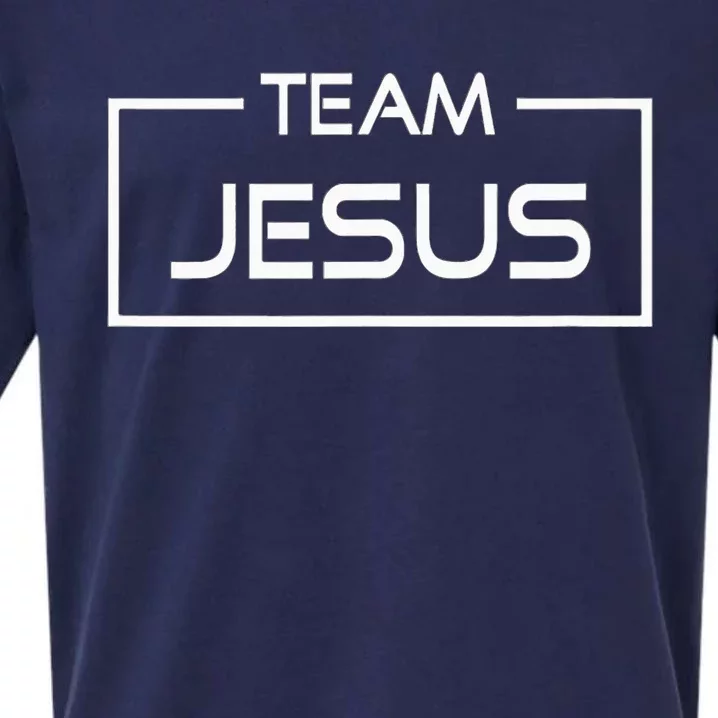 Team Jesus Religious Sueded Cloud Jersey T-Shirt