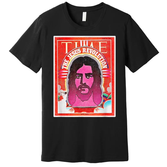 The Jesus Revolution Retro Vintage Christian Revival 70s 60s Premium T-Shirt