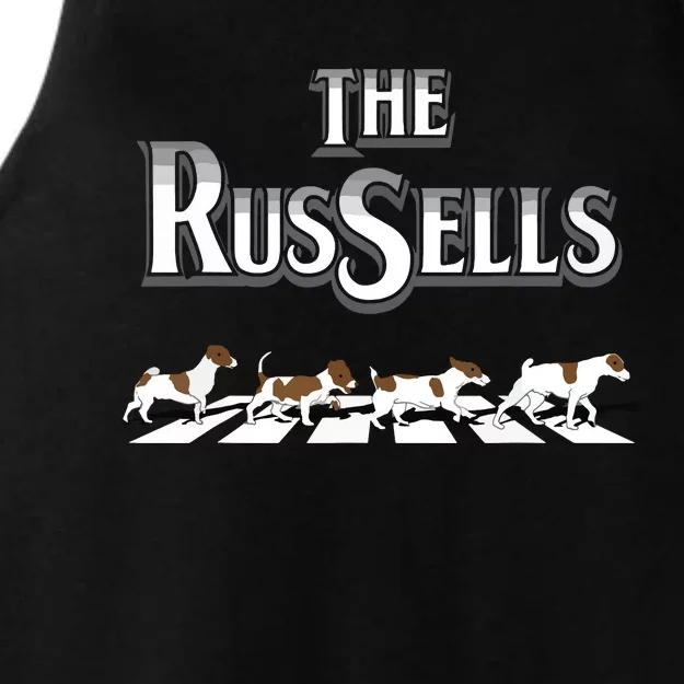 The Jack Russells Funny Jack Russell Terrier JRT Dogs Dog Ladies Tri-Blend Wicking Tank