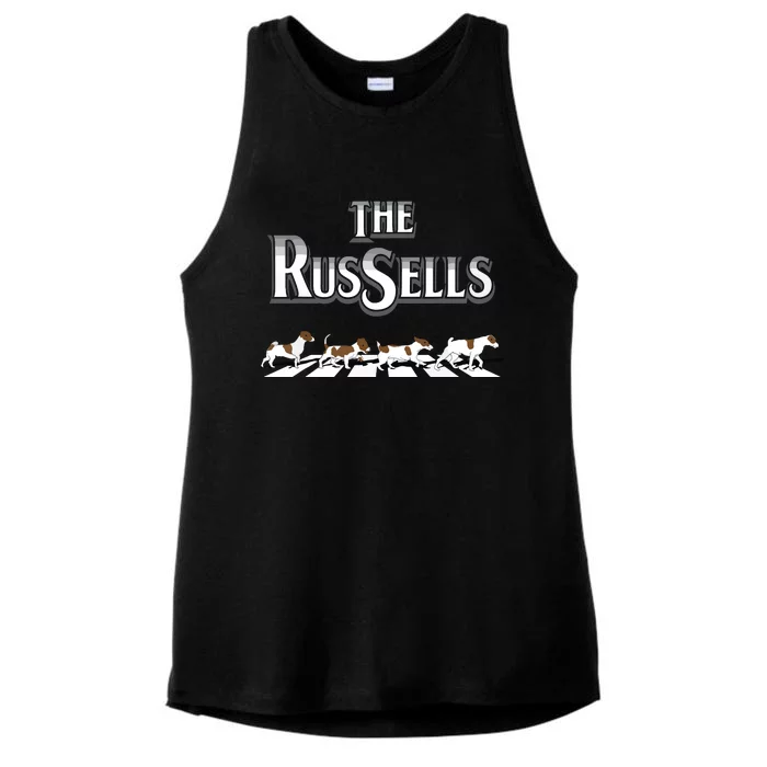 The Jack Russells Funny Jack Russell Terrier JRT Dogs Dog Ladies Tri-Blend Wicking Tank