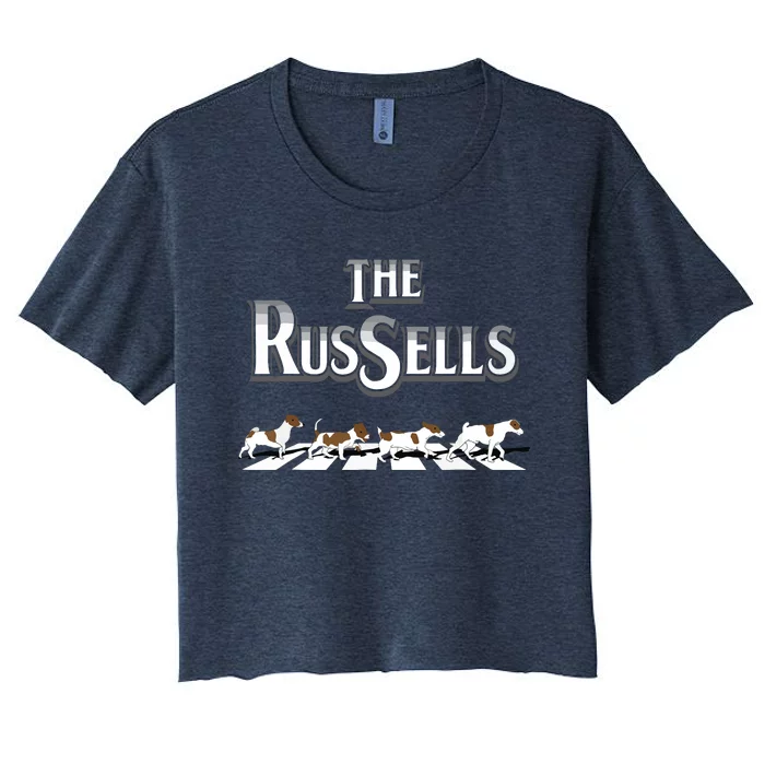 The Jack Russells Funny Jack Russell Terrier JRT Dogs Dog Women's Crop Top Tee