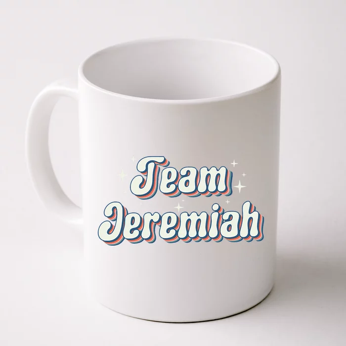 Team Jeremiah Retro Groovy Front & Back Coffee Mug