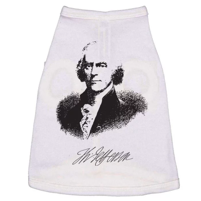 Thomas Jefferson Signature American Hero Presidential Doggie Tank