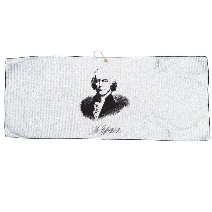 Thomas Jefferson Signature American Hero Presidential Large Microfiber Waffle Golf Towel