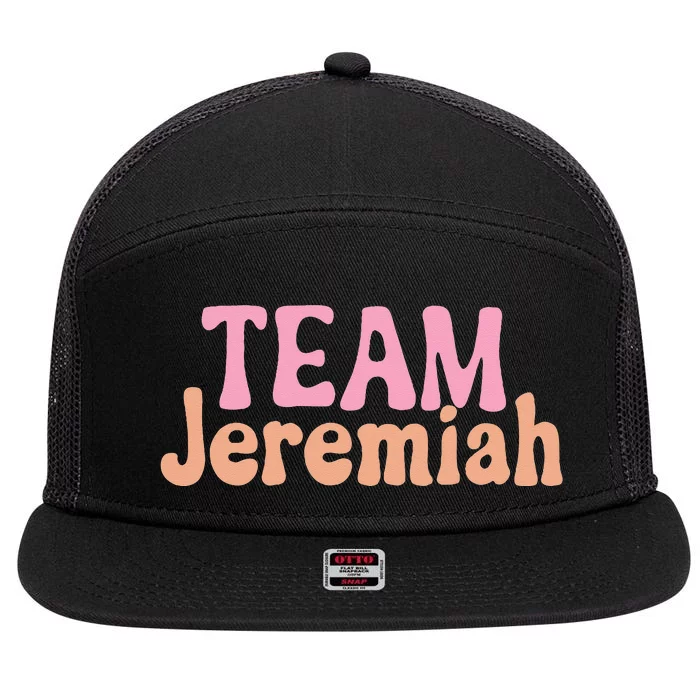 Team Jeremiah 7 Panel Mesh Trucker Snapback Hat