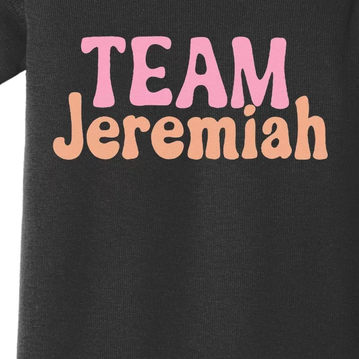 Team Jeremiah Baby Bodysuit