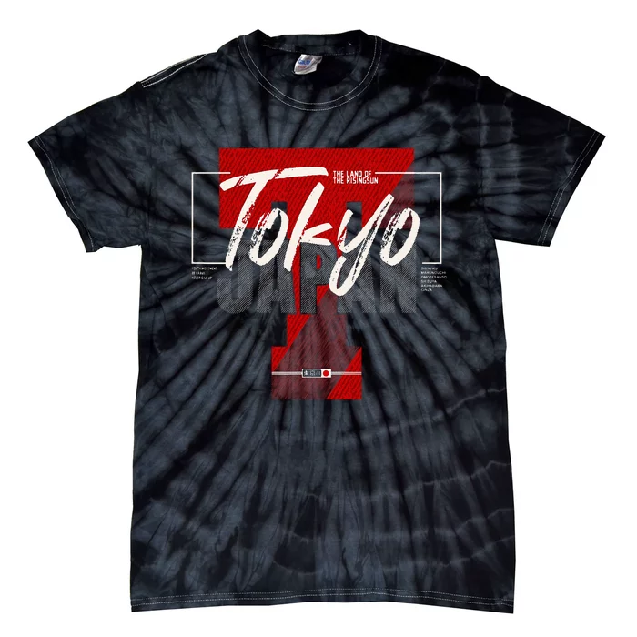 Tokyo Japan The Land Of The Rising Sun Tie-Dye T-Shirt