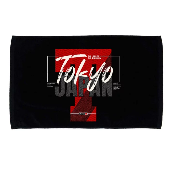 Tokyo Japan The Land Of The Rising Sun Microfiber Hand Towel