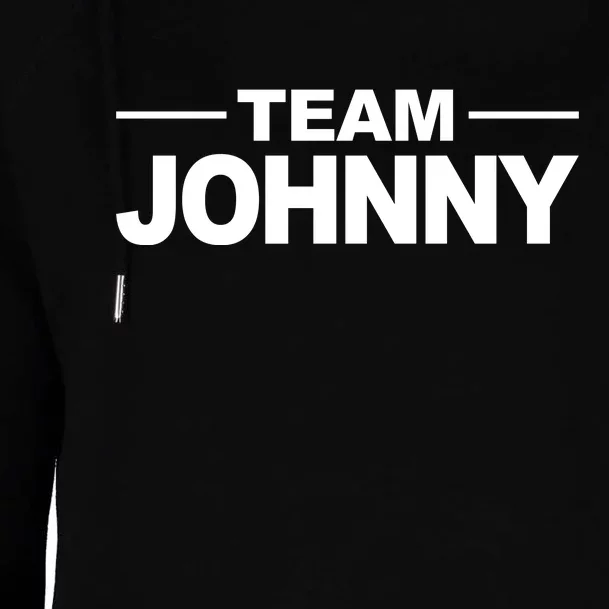 Team Johnny Womens Funnel Neck Pullover Hood