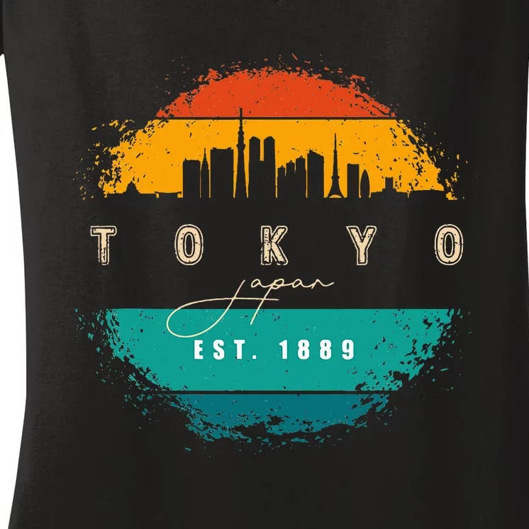 Tokyo Japan Women's V-Neck T-Shirt