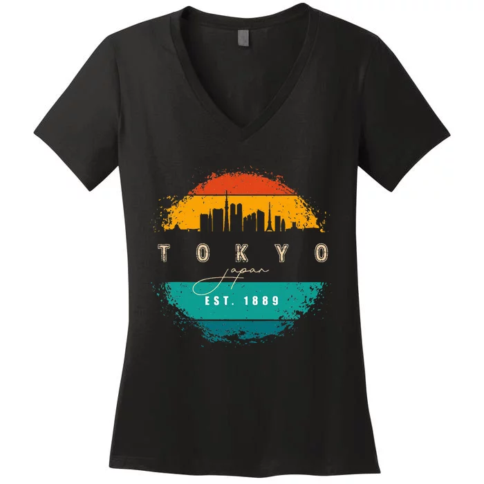 Tokyo Japan Women's V-Neck T-Shirt