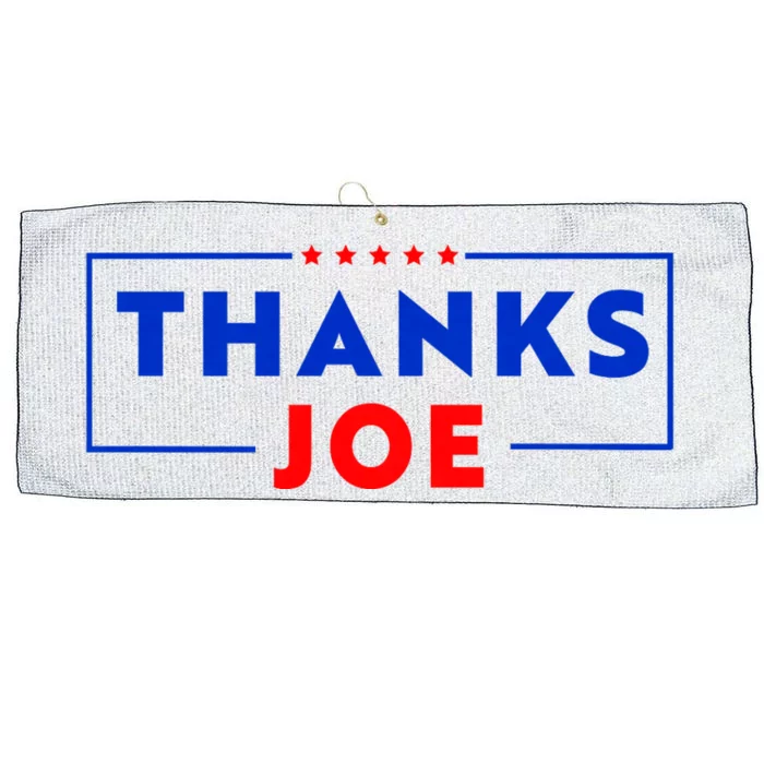 Thanks Joe Thank You Joe Biden Thank You President Large Microfiber Waffle Golf Towel