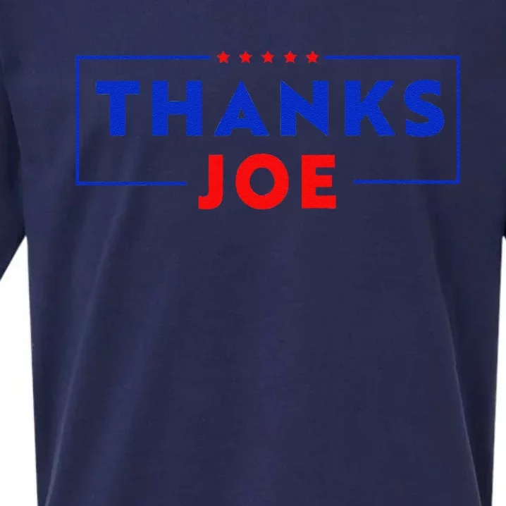 Thanks Joe Thank You Joe Biden Thank You President Sueded Cloud Jersey T-Shirt