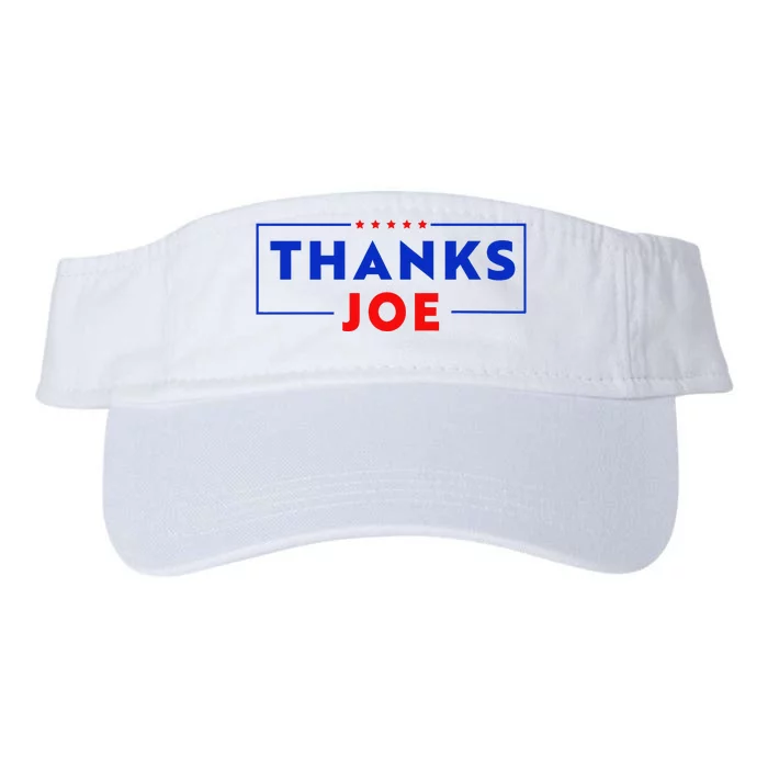 Thanks Joe Thank You Joe Biden Thank You President Valucap Bio-Washed Visor