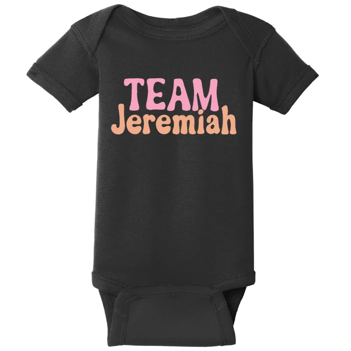 Team Jeremiah Baby Bodysuit