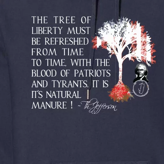 Thomas Jefferson Tree Of Liberty Premium Hoodie