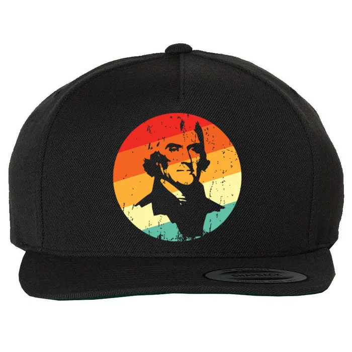 Thomas Jefferson Wool Snapback Cap