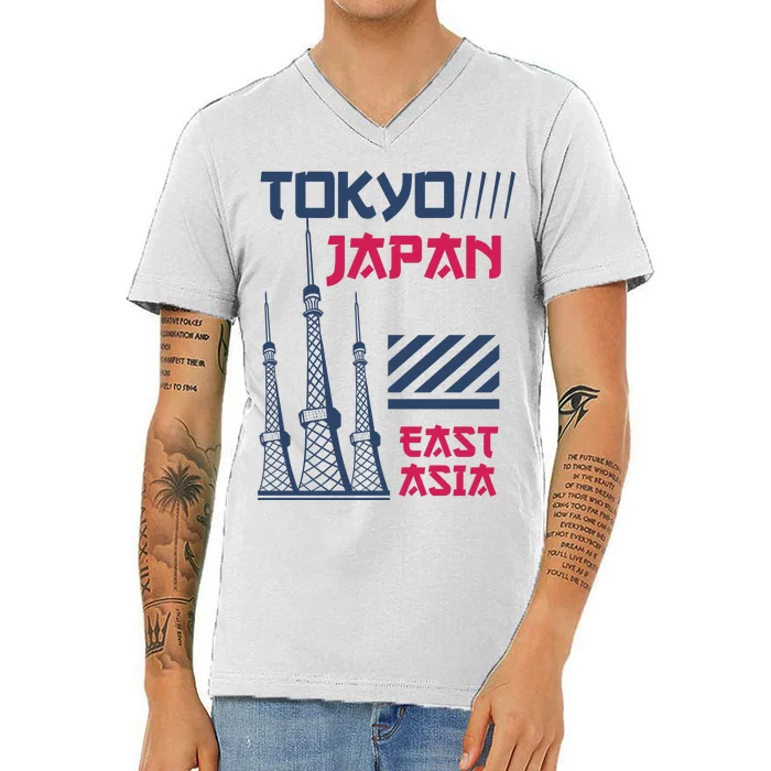 Tokyo Japan V-Neck T-Shirt