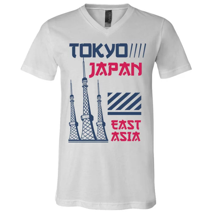 Tokyo Japan V-Neck T-Shirt