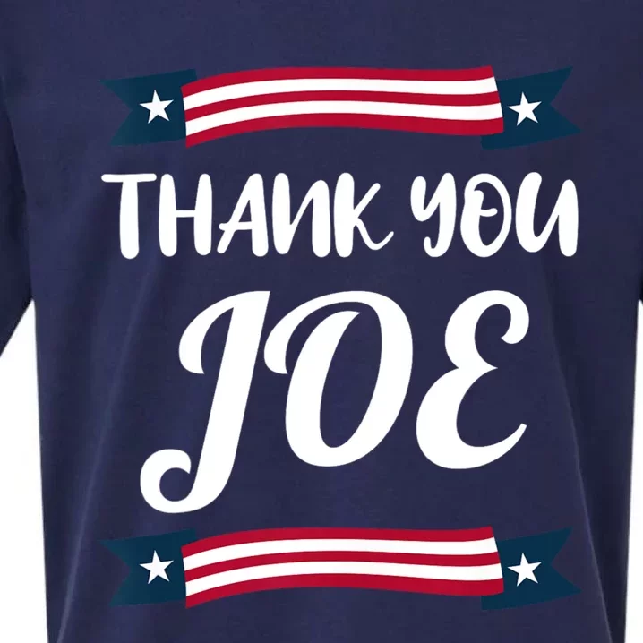 Thanks Joe Thank You Joe Biden Sueded Cloud Jersey T-Shirt