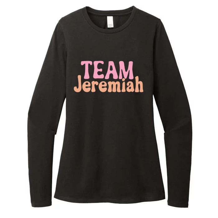 Team Jeremiah Womens CVC Long Sleeve Shirt