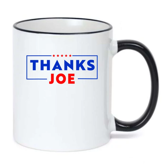 Thanks Joe Thank You Joe Biden Black Color Changing Mug