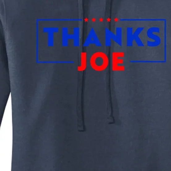 Thanks Joe Thank You Joe Biden Women's Pullover Hoodie