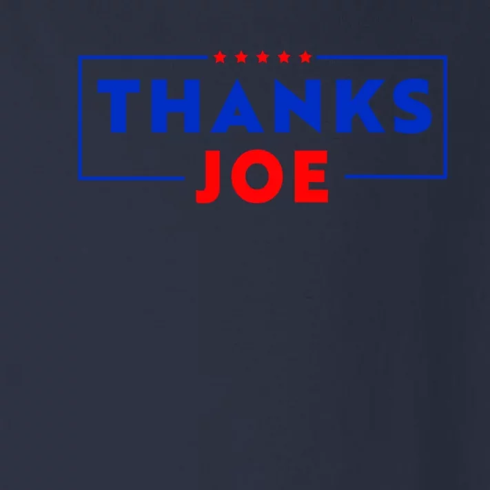 Thanks Joe Thank You Joe Biden Toddler Long Sleeve Shirt