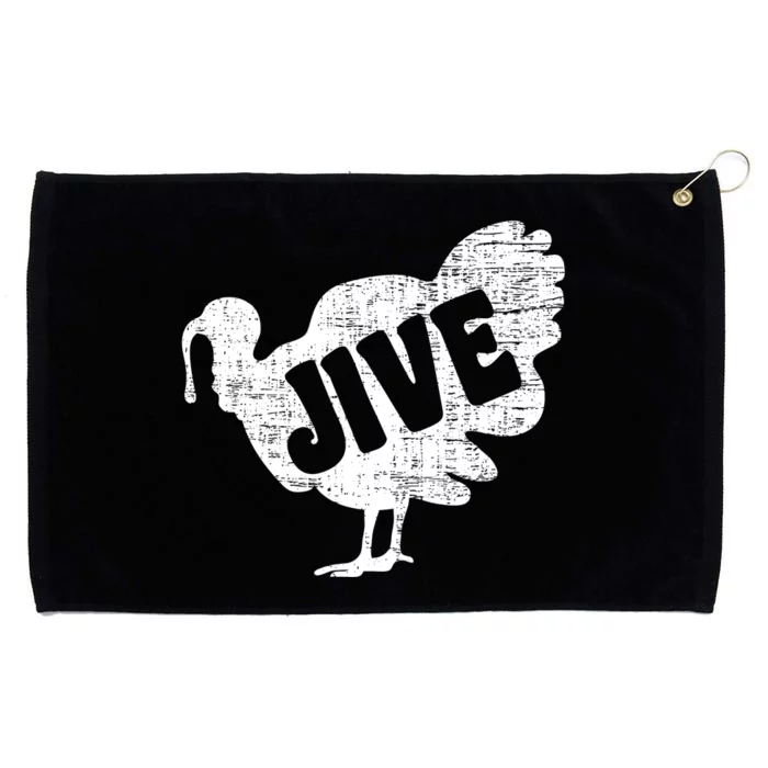 Thanksgiving Jive Turkey Grommeted Golf Towel