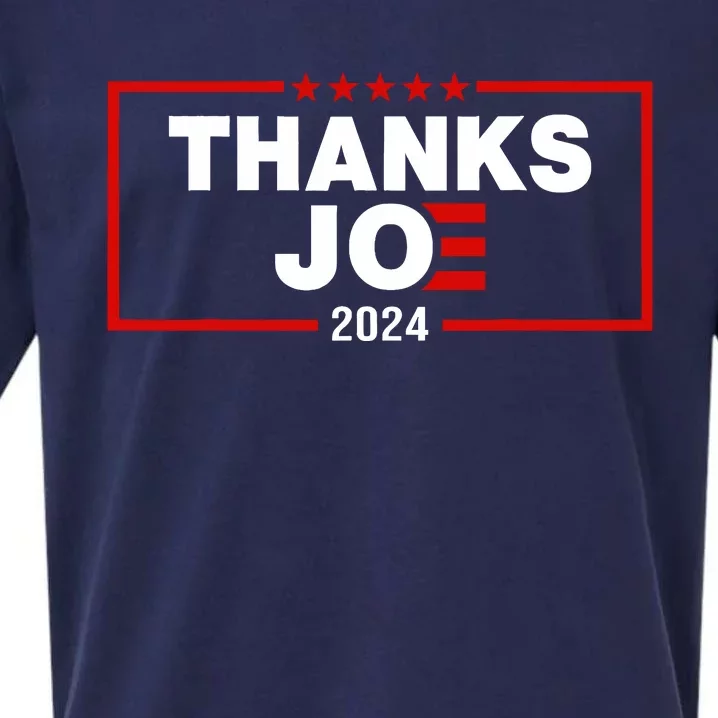 Thanks Joe Thank You Joe Biden Thank You President Sueded Cloud Jersey T-Shirt