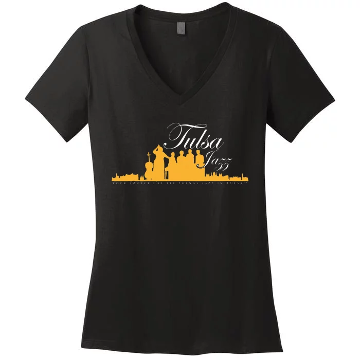 Tulsa Jazz Women's V-Neck T-Shirt