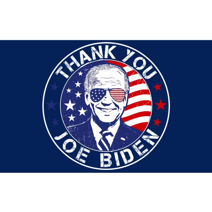 Thanks Joe Usa Flag President Bumper Sticker