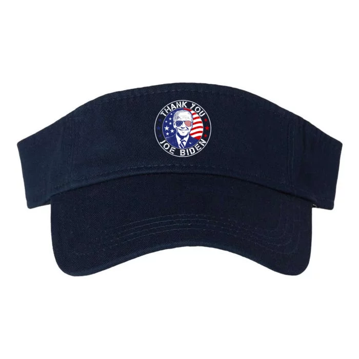 Thanks Joe Usa Flag President Valucap Bio-Washed Visor