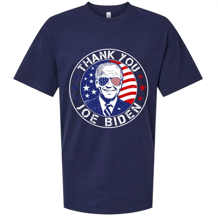 Thanks Joe Usa Flag President Sueded Cloud Jersey T-Shirt