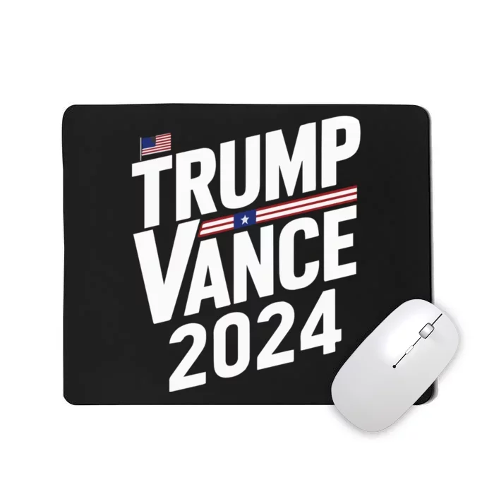 Trump J.D. Vance 2024 Trump Vance 2024 Retro Stripe Trump Jd Vance Mousepad