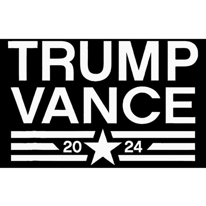 Trump Jd Vance 2024 Retro Stripe Bold Trump Vance Bumper Sticker