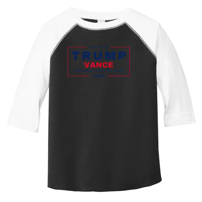 Trump Jd Vance Vp Make America Great Once Again! Maga 2024 Gift Toddler Fine Jersey T-Shirt