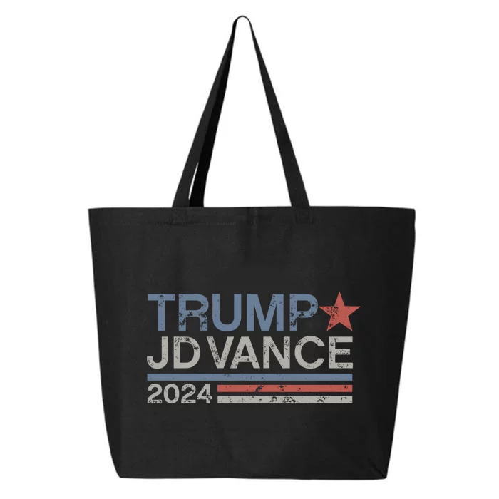 Trump Jd Vance 2024 Retro Stripe Trump Vance 25L Jumbo Tote