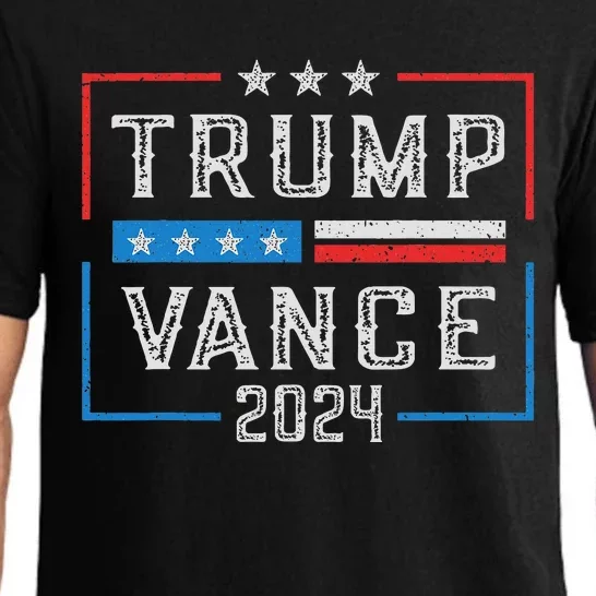 Trump Jd Vance 2024 Stripe And Star Pajama Set