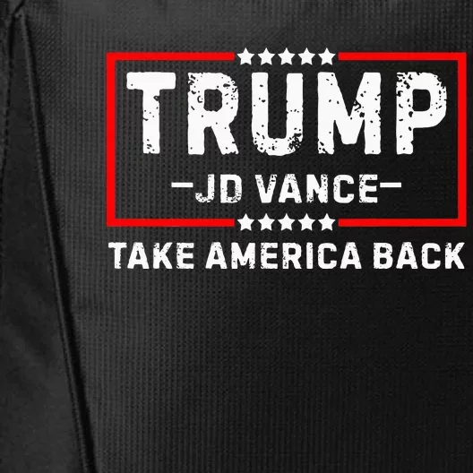 Trump Jd Vance 2024 For President Vp Republican Election 24 City Backpack