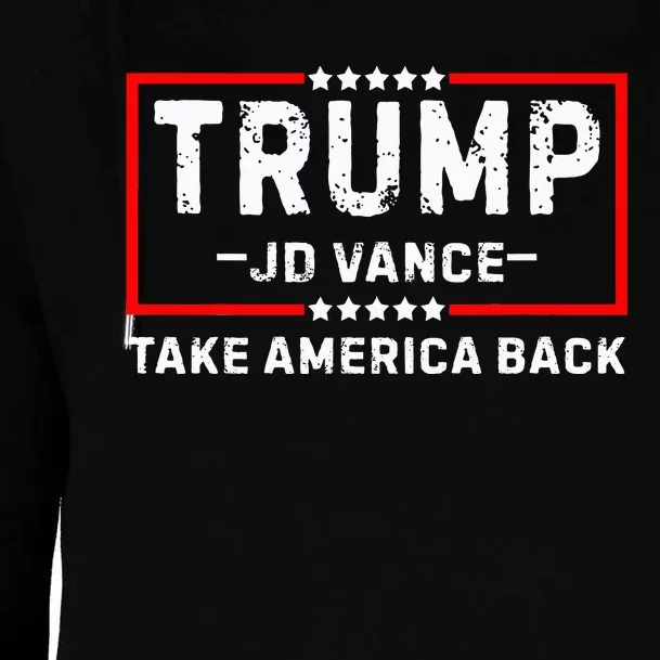 Trump Jd Vance 2024 For President Vp Republican Election 24 Womens Funnel Neck Pullover Hood