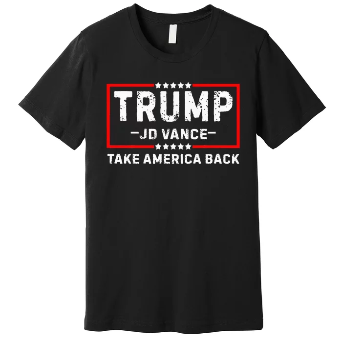 Trump Jd Vance 2024 For President Vp Republican Election 24 Premium T-Shirt