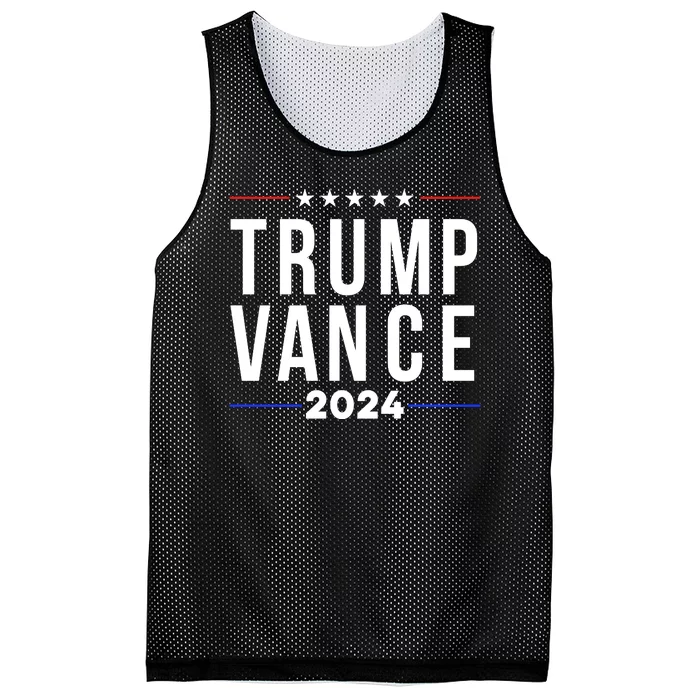 Trump Jd Vance 2024 Mesh Reversible Basketball Jersey Tank