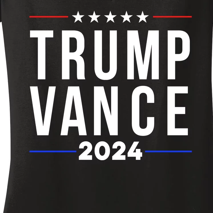 Trump Jd Vance 2024 Women's V-Neck T-Shirt