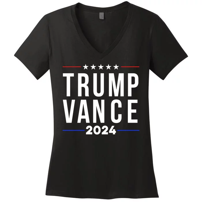 Trump Jd Vance 2024 Women's V-Neck T-Shirt