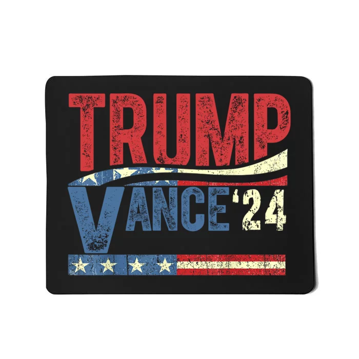 Trump J.D. Vance 2024 Trump Vance 2024 Retro Stripe Trump Jd Vance Mousepad