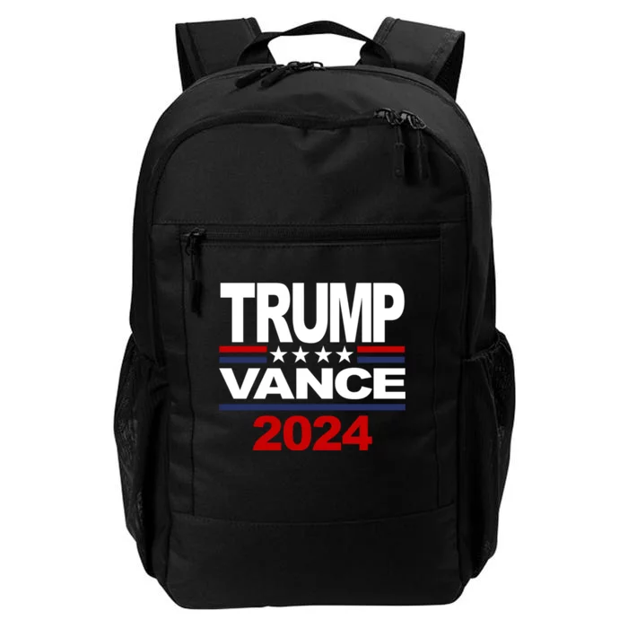 Trump J.D. Vance 2024 Trump Vance 2024 Retro Stripe Trump Jd Vance Daily Commute Backpack