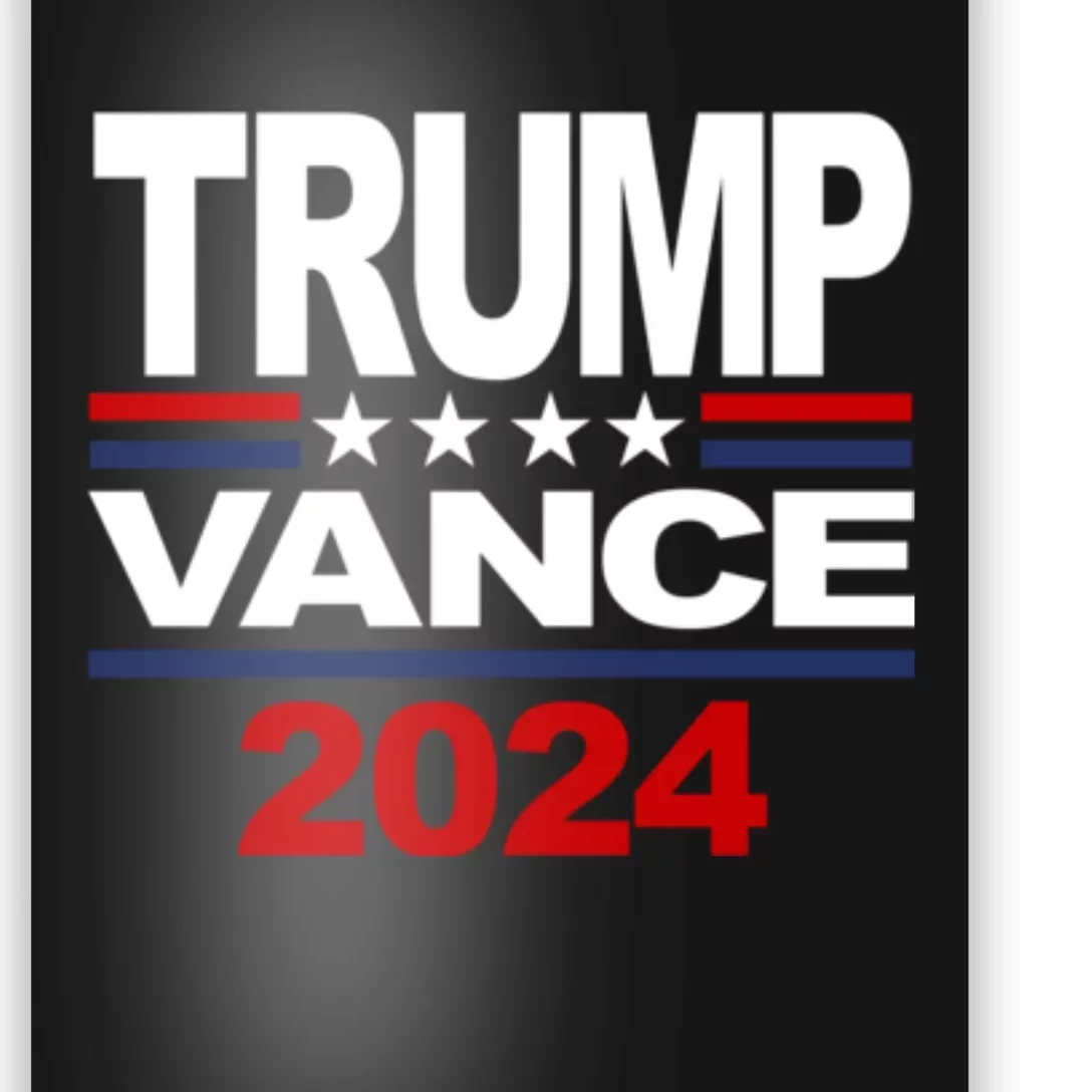 Trump J.D. Vance 2024 Trump Vance 2024 Retro Stripe Trump Jd Vance Poster