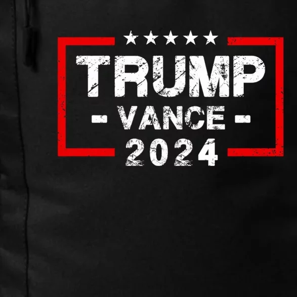 Trump J.D. Vance 2024 Trump Vance 2024 Retro Stripe Trump Jd Vance Daily Commute Backpack