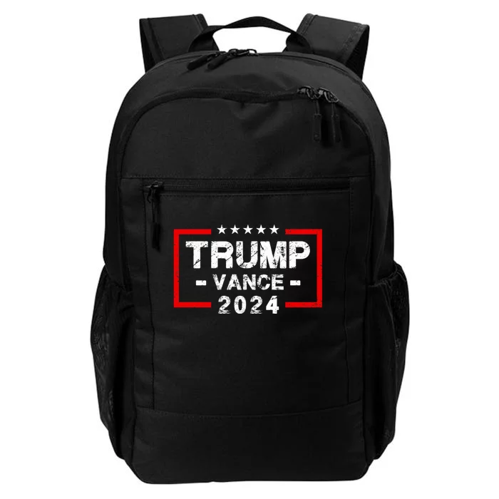 Trump J.D. Vance 2024 Trump Vance 2024 Retro Stripe Trump Jd Vance Daily Commute Backpack